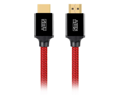 Akcesoria do TV Silver Monkey X Kabel HDMI v2.1 5m czerwony SMXA019